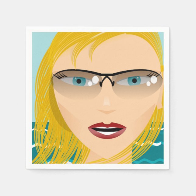 SOMMER GIRL PAPPERSSERVETT (Framsidan)