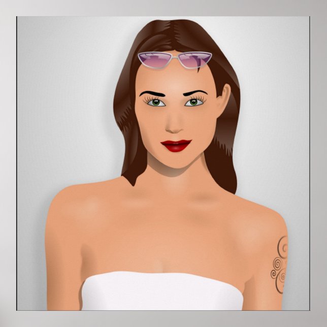 SOMMER GIRL POSTER (Framsidan)