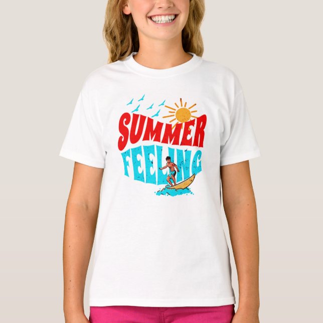 SOMMER KÄNSLA. T SHIRT (Framsida)