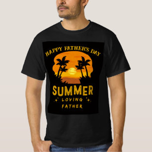 "SOMMER LOVING FAR" Anpassningsbar Fars dag T Shirt
