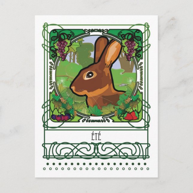 SOMMER POST-KORT VYKORT (Framsida)