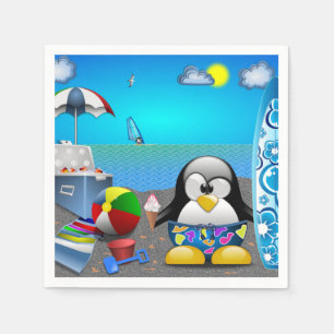 SOMMER-ROLIGTEN I BEACH PAPPERSSERVETT