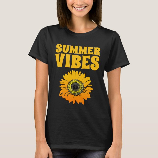 SOMMER VIBES DAM T-SHIRT (Framsida)