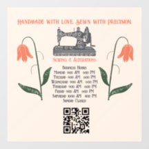 Sömmerska med gammal symaskin