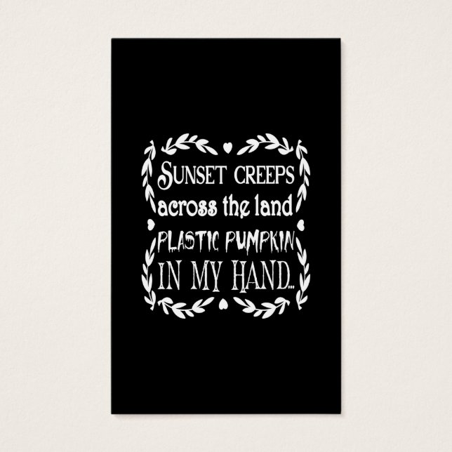 Sommeskrämer över landpumpan i m visitkort (Framsida)