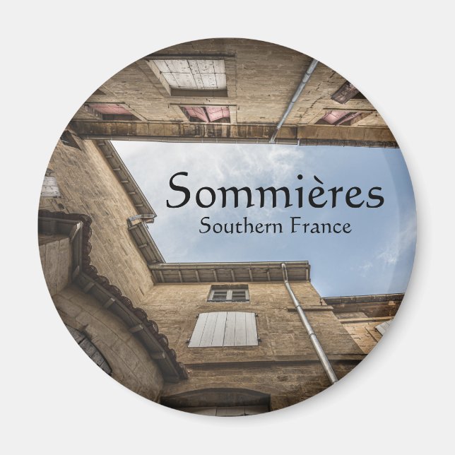 Sommieres, Frankrike Magnet (Framsidan)