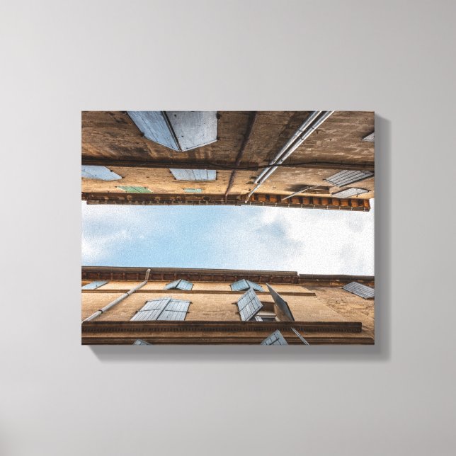 Sommieres Frankrike Travel Photo Canvastryck (Framsida)