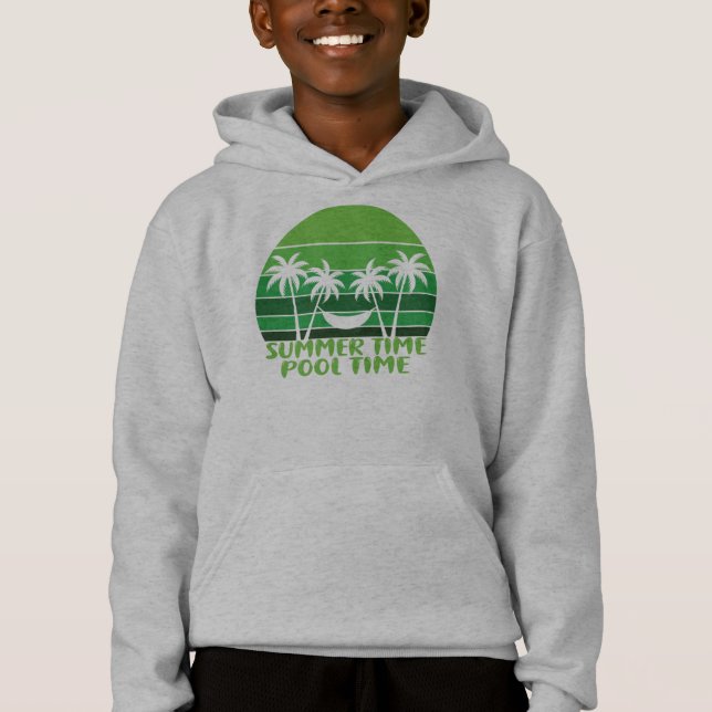 SOMMMER TID BASSÄNG. T SHIRT (Framsida)