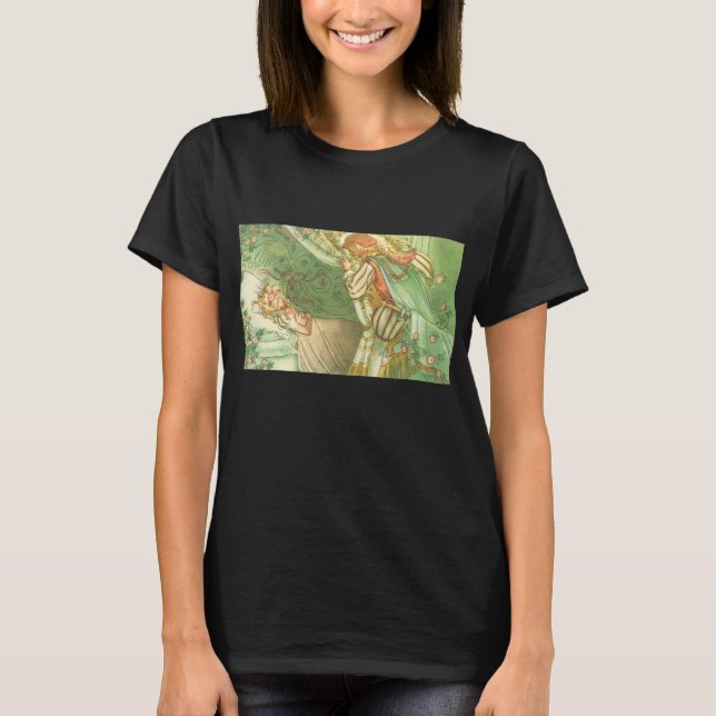 Sömmnprinsessan, klassisk saga t shirt (Framsida)