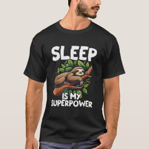 Sömn är min superkraft Lathund T-Shirt