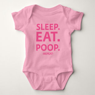 Sömn. Äta. Poop. Upprepning Tee