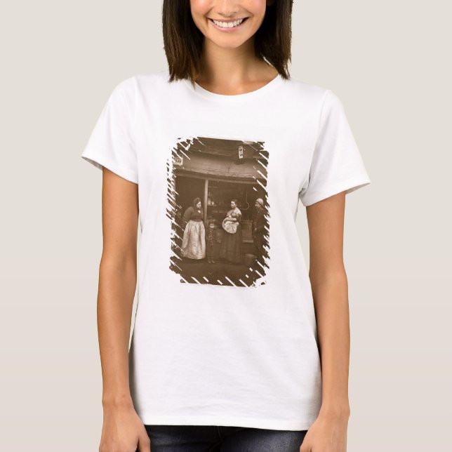 Sömn från översvämningen, från "Street Life in Lon T Shirt (Framsida)