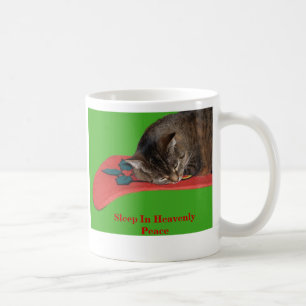 Sömn i himmelsk fredkaffemugg kaffemugg
