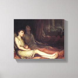 Sömn och hans halvbror Döden (Sorg) Canvastryck