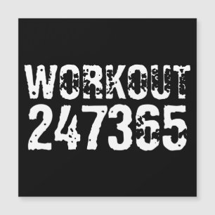 Sömn och skrapad text Workout 247365 vit