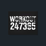 Sömn och skrapad text Workout 247365 vit Canvastryck<br><div class="desc">Utsliten och repor Arbetsdokument 247365 i vitt färg med svart bakgrund. Perfekt för alla som lyfter,  tränar,  bodybuilding och går på gymmet.</div>