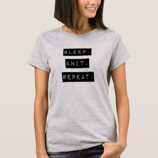 Sömn. Sticka. Upprepning Tee Shirt