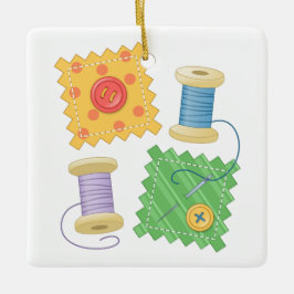 Sömnad Quiltning Hantverk Hobby Julgransprydnad Keramik