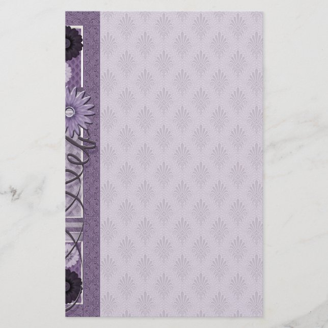 Sömnadentusiastbrevpapper Brevpapper (Framsida)