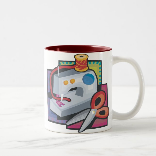 Sömnadkaffemugg Två-Tonad Mugg (Höger)
