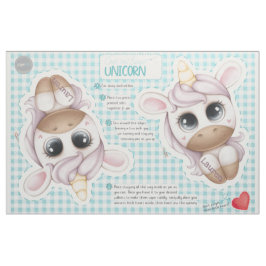 Sömnadsklipp Personligt Enhörningsleksaksmönster Tyg