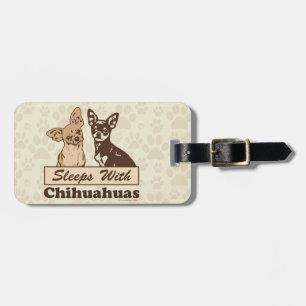 Sömnar med Chihuahuas Bagagebricka