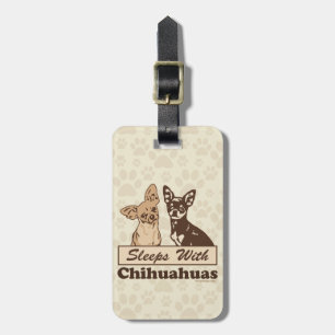 Sömnar med Chihuahuas Bagagebricka