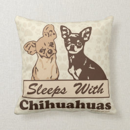Sömnar med Chihuahuas Kudde