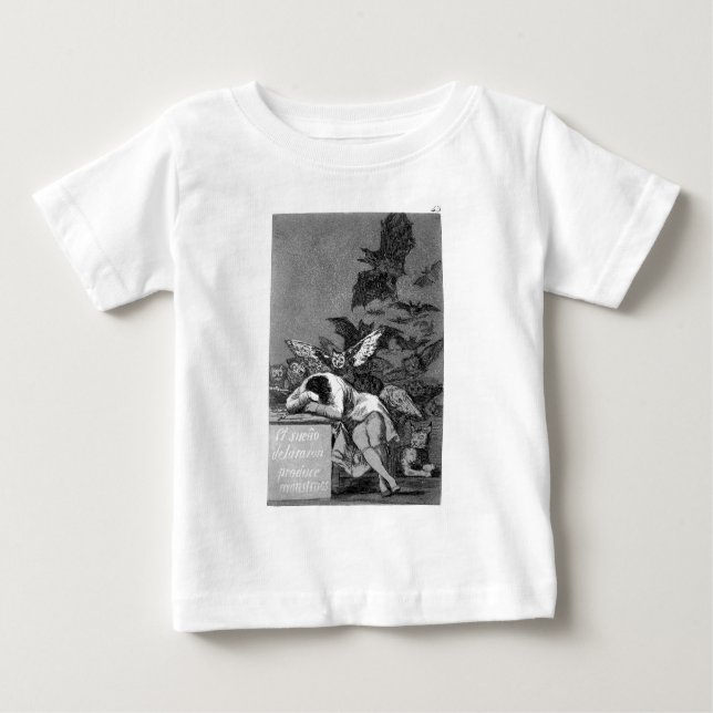 Sömnen av resonerar producerar monster av tee shirt (Framsida)