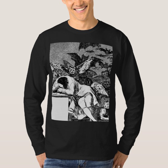 Sömnen Hos Förnuftet Frambringar Odjur, Goya T Shirt (Framsida)