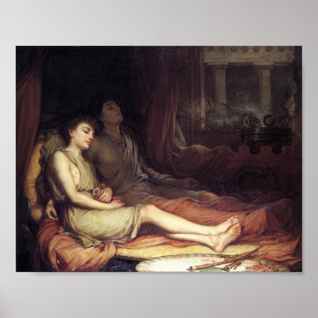 Sömnen och hans halvbror Döden (Sorgen) Poster (Framsidan)