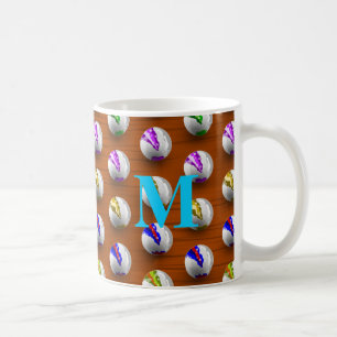 Sömner på Wood Mönster Kaffemugg