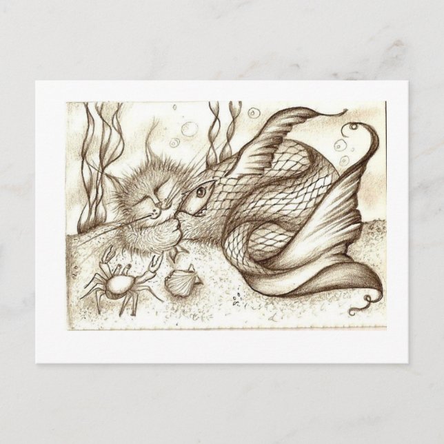 sömnfisk vykort (Framsida)