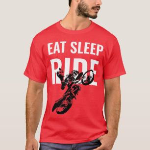 Sömngång Ride Motocross Motorcle Sport Post Art T Shirt