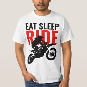 Sömngång Ride Motocross Motorcle Sport Post Art T Shirt