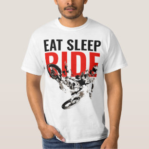 Sömngång Ride Motocross Motorcle Sport Post Art T Shirt