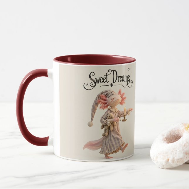 Sömngångaraxolotl Mugg (Med munk)