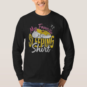 Sömnig Animal My Favorite Spipande Hamster T Shirt