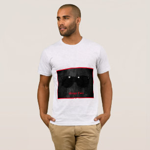 Sömnig Ansikte: Ash Grått - bomull T-Shirt