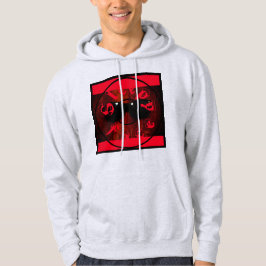 Sömnig Ansikte: Ash Grått - bomullsskyddad sötskjo Hoodie