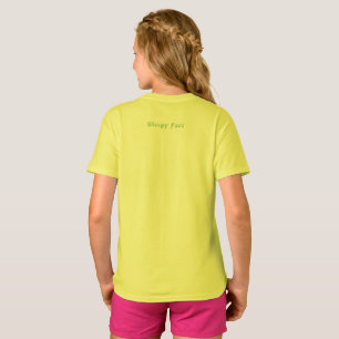 Sömnig Ansikte: Girls grundläggande T-Shirt