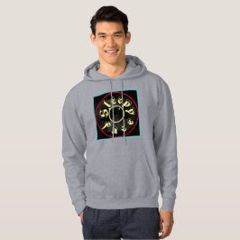 Sömnig Ansikte: Grått - bomullsskyddad sötskjorta Hoodie