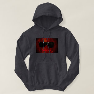 Sömnig Ansikte: Mörk Grått - basisk, hostad tröja Hoodie