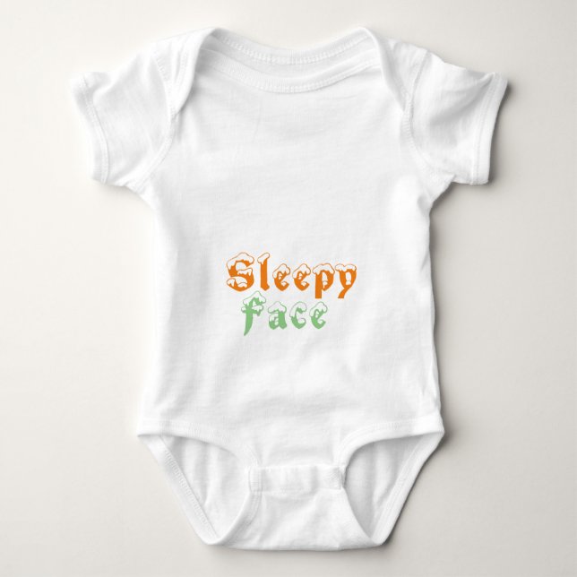 Sömnig Ansikte: T Shirt (Framsida)