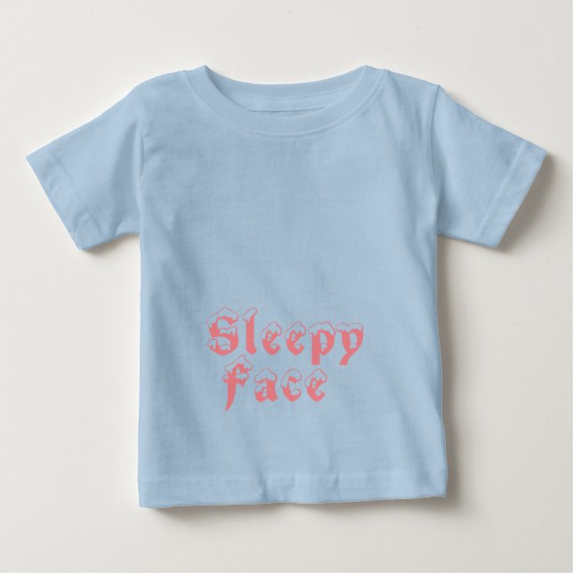 Sömnig Ansikte: T Shirt (Framsida)