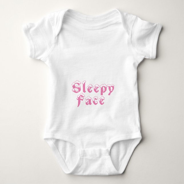 Sömnig Ansikte: T Shirt (Framsida)