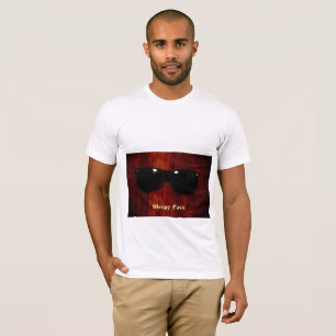 Sömnig Ansikte - Unisex - Summer Basic White T-Shi T Shirt