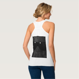 Sömnig Ansikte - Women's Bella - Flowy Racerback Linne Med Racerback