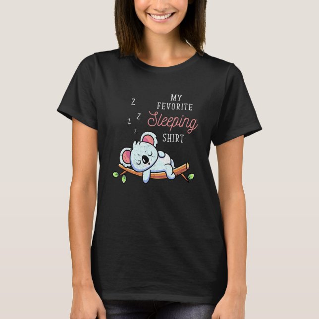 Sömnig Aussie Animal Australia Nap Lazy Sleeping K T Shirt (Framsida)