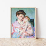 Sömnig Baby | Mary Cassatt Poster<br><div class="desc">Sömnig Baby (1910) av den amerikanske konstnären Mary Cassatt. Originalteckningen är en pastel porträtt i mor som håller henne sovande baby. Använda verktygen för att lägga till anpassningsbar eller anpassa bilden.</div>
